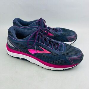 Brooks Dyad 9 Running Shoe Womens 9.5 Extra Wide Blue Pink Athletic Need Insoles